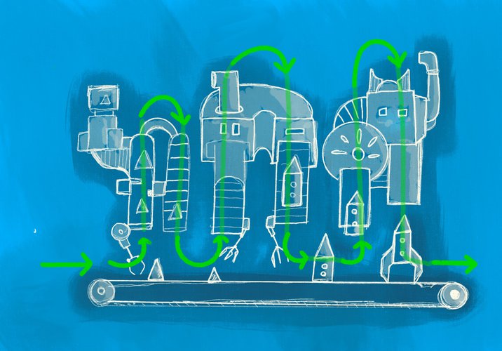 Streamline development layer by layer – build an almighty process conveyor